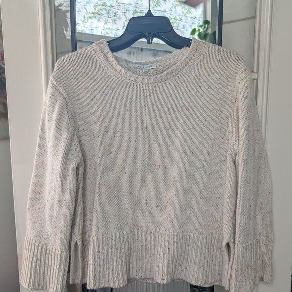 Workshop Republic Clothing Confetti Fleck Cream Knit Crew Sweater - XL - Picture 1 of 4